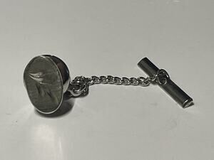 Vintage Sterling Silver Tie Lapel Pin